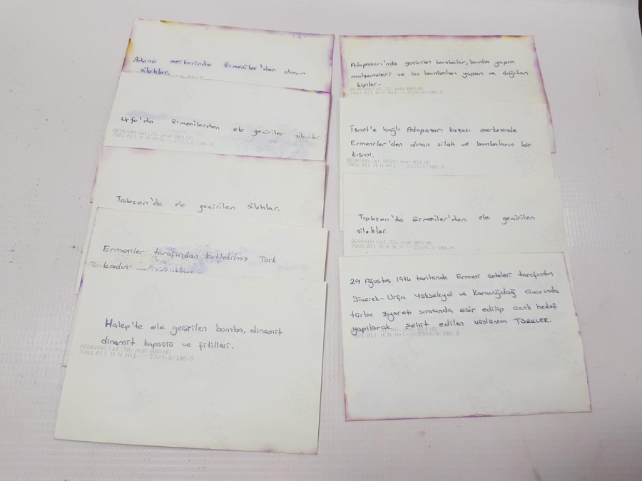 ERMENİLERİN TÜRKLERİ KATLİAMIYLA İLGİLİ FOTOĞRAF LOTU