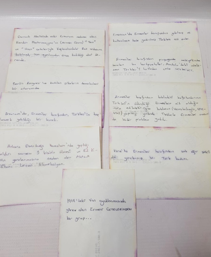 ERMENİLERİN TÜRKLERİ KATLİAMIYLA İLGİLİ FOTOĞRAF LOTU