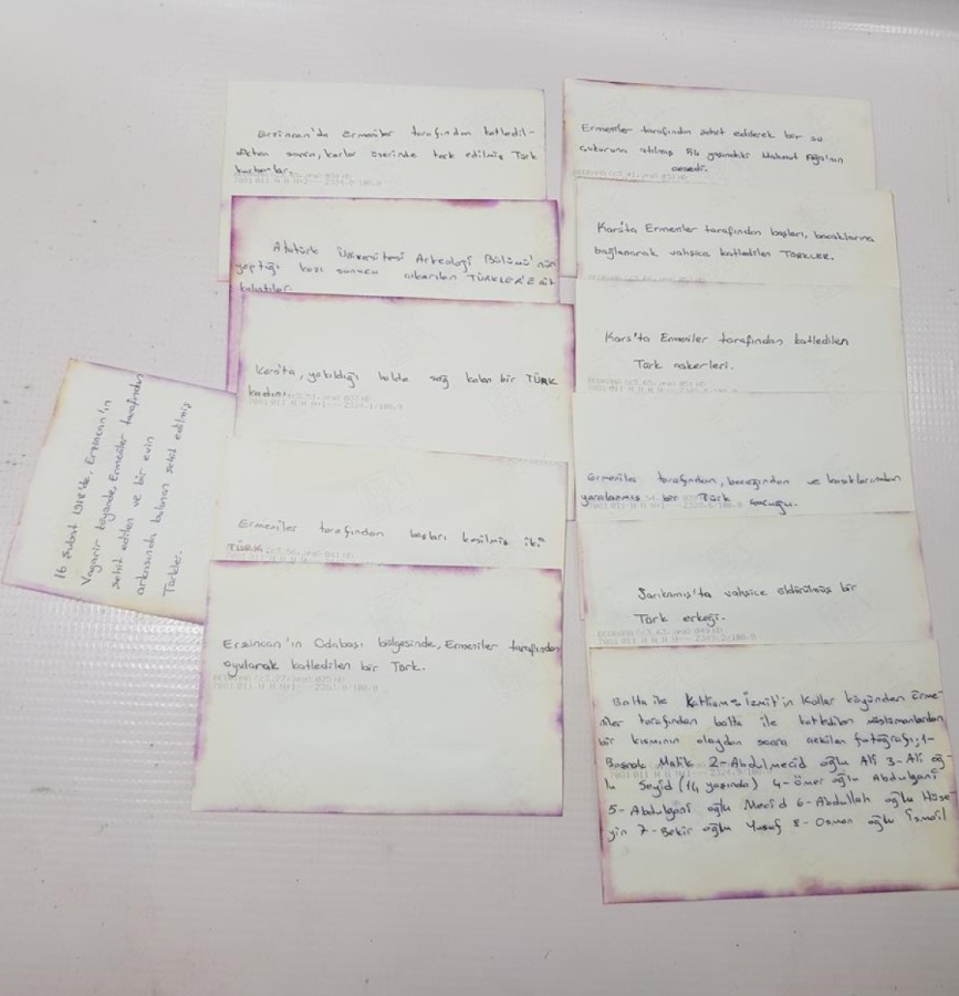 ERMENİLERİN TÜRKLERİ KATLİAMIYLA İLGİLİ FOTOĞRAF LOTU