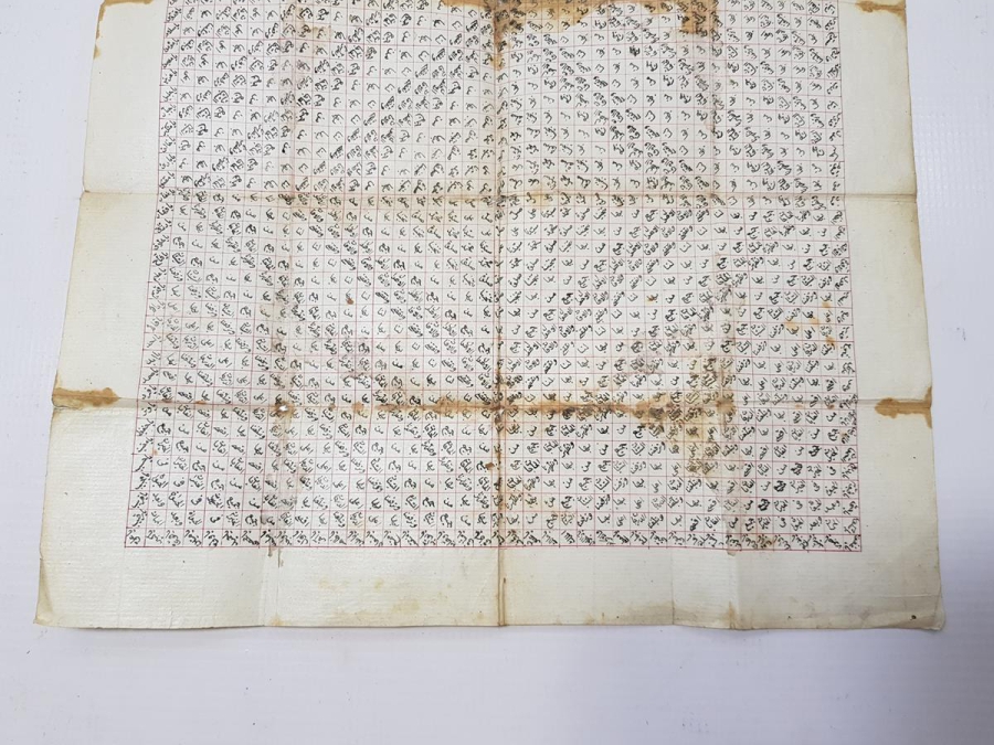 OSMANLI DÖNEMİ TARİHLİ VE KETEBELİ EL YAZMA ÇOK NADİR HAMAYIL