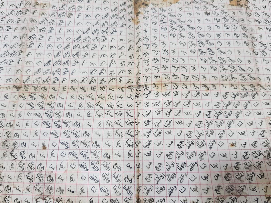 OSMANLI DÖNEMİ TARİHLİ VE KETEBELİ EL YAZMA ÇOK NADİR HAMAYIL