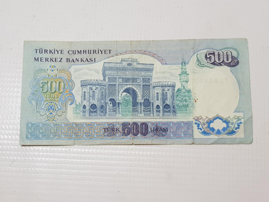 6. EMİSYON 500 LİRA KAĞIT PARA