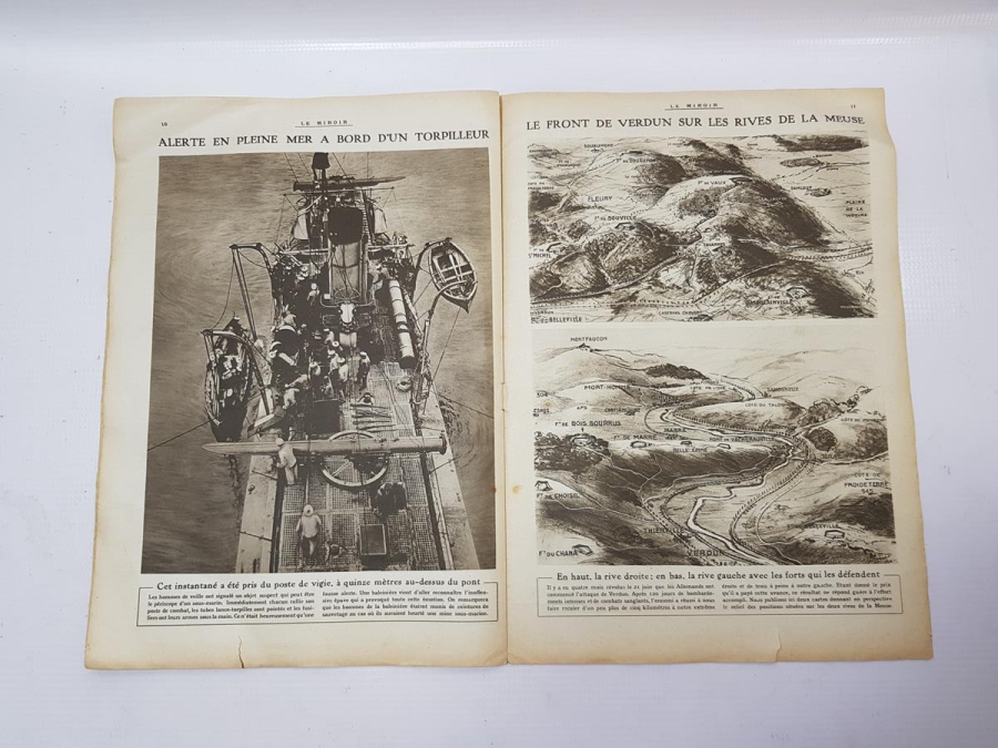 1. DÜNYA SAVAŞI 1916 TARİHLİ RİZE VE TRABZON HABERLİ LE MİROİR DERGİSİ