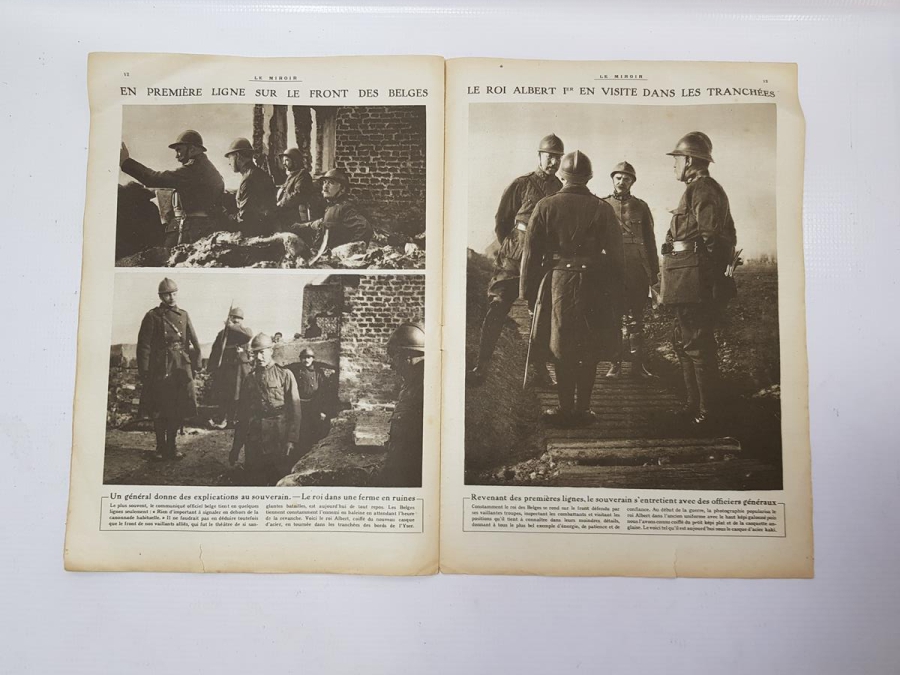 1. DÜNYA SAVAŞI 1916 TARİHLİ RİZE VE TRABZON HABERLİ LE MİROİR DERGİSİ