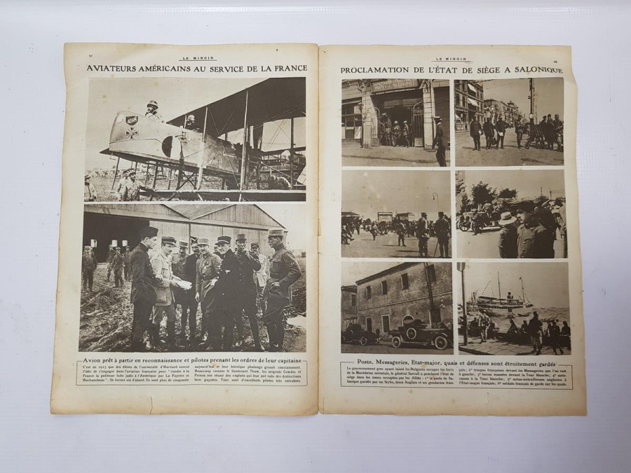 1. DÜNYA SAVAŞI 1916 TARİHLİ RİZE VE TRABZON HABERLİ LE MİROİR DERGİSİ