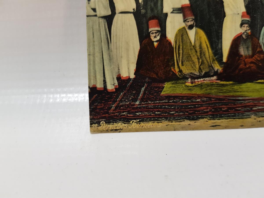 OSMANLI DÖNEMİ MEVLEVİ DERVİŞLER KARTPOSTALI