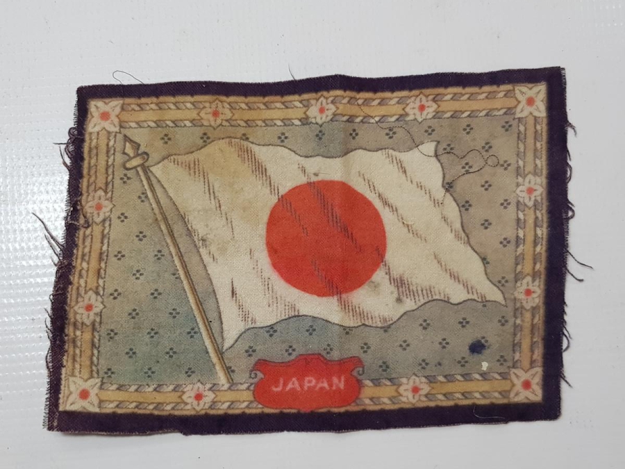 2. DÜNYA SAVAŞI DÖNEMİ KADİFE JAPONYA VE İNGİLTERE BAYRAĞI