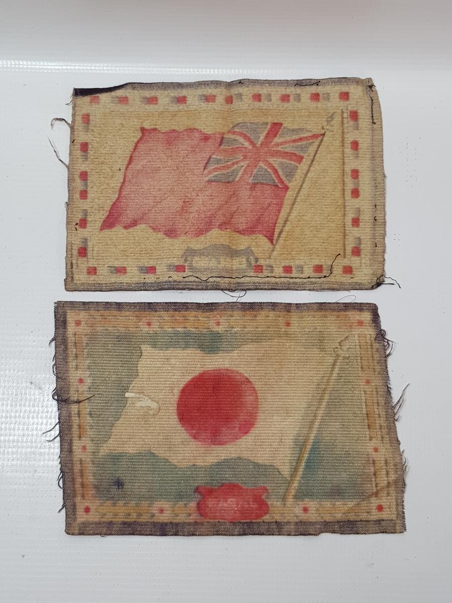 2. DÜNYA SAVAŞI DÖNEMİ KADİFE JAPONYA VE İNGİLTERE BAYRAĞI