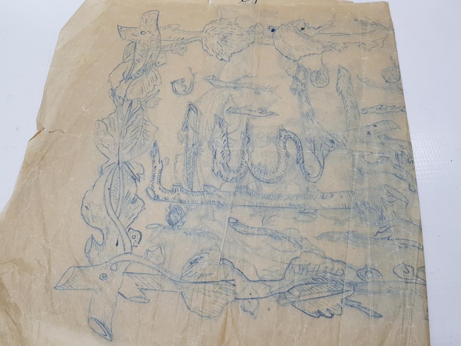 EL YAZMA BESMELE HAT LEVHA ESKİZ ÇALIŞMASI