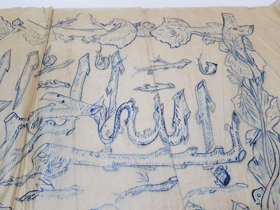 EL YAZMA BESMELE HAT LEVHA ESKİZ ÇALIŞMASI