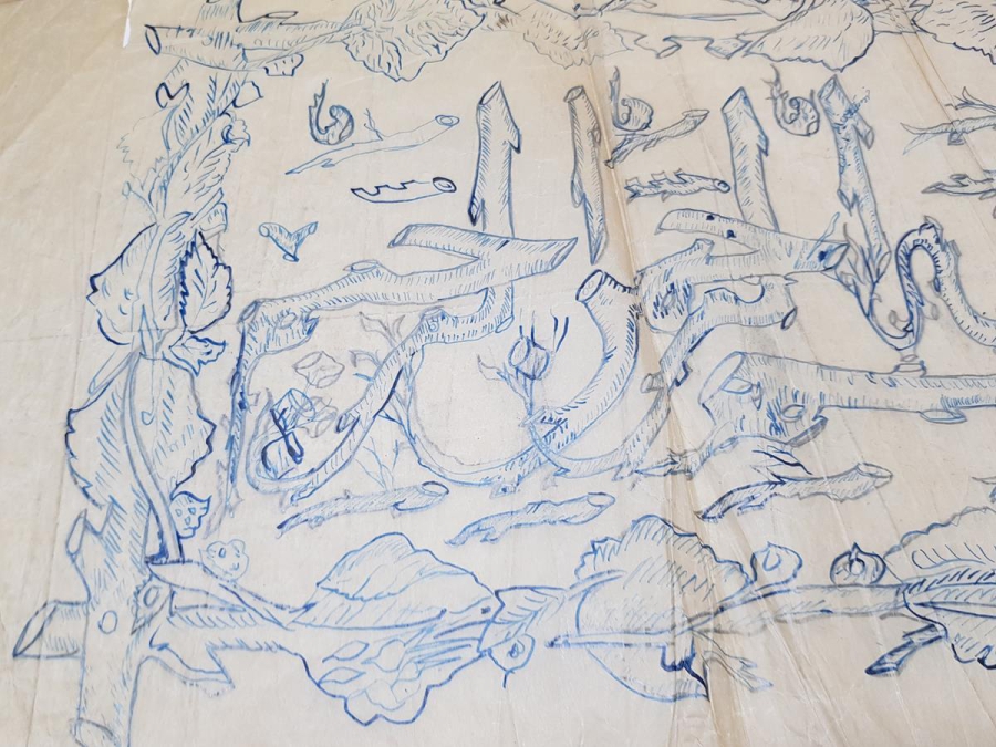 EL YAZMA BESMELE HAT LEVHA ESKİZ ÇALIŞMASI