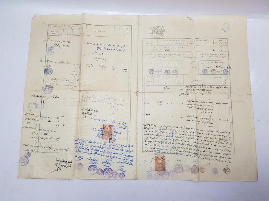 OSMANLICA TAPU SATIŞ BELGESİ