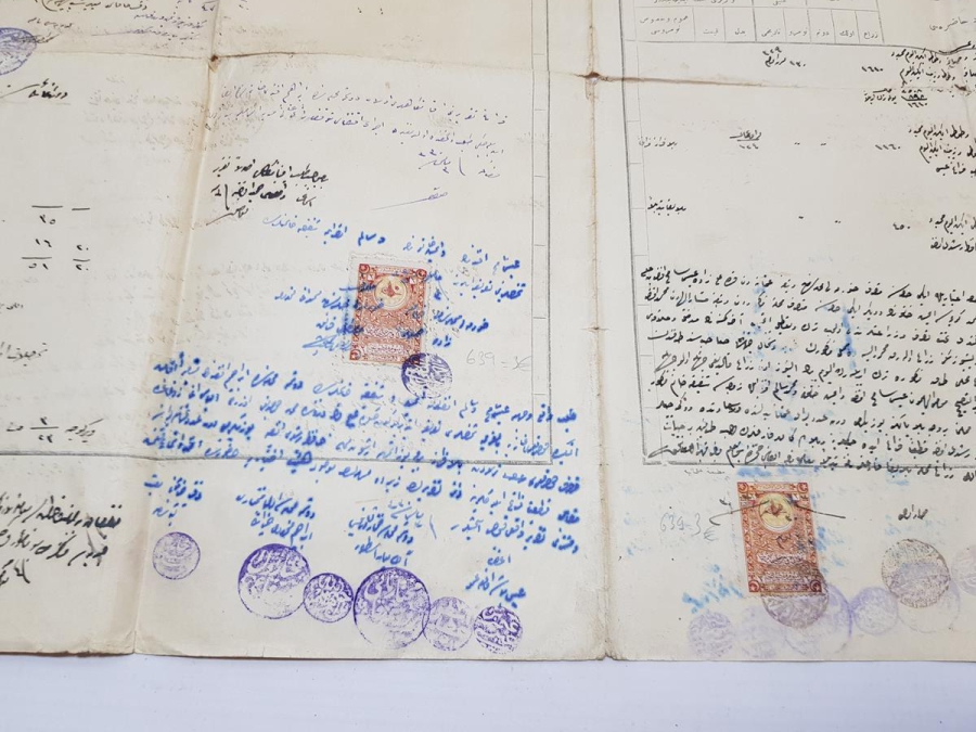 OSMANLICA TAPU SATIŞ BELGESİ