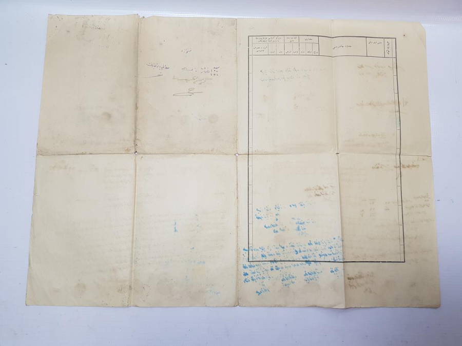 OSMANLICA TAPU SATIŞ BELGESİ