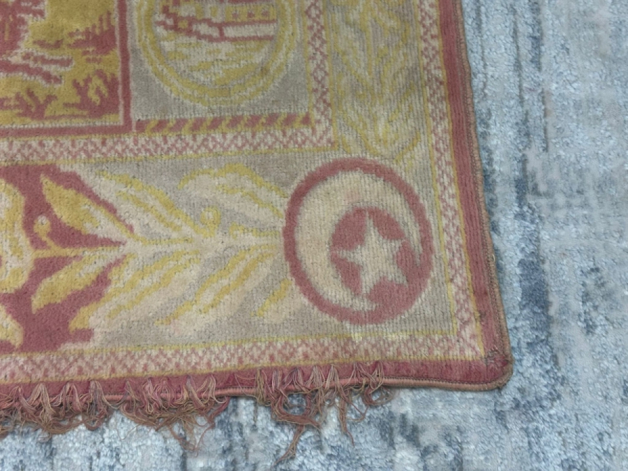 OSMANLICA HATIRA-İ CUMHURİYET YAZILI ÇOK NADİR ATATÜRK DUVAR HALISI