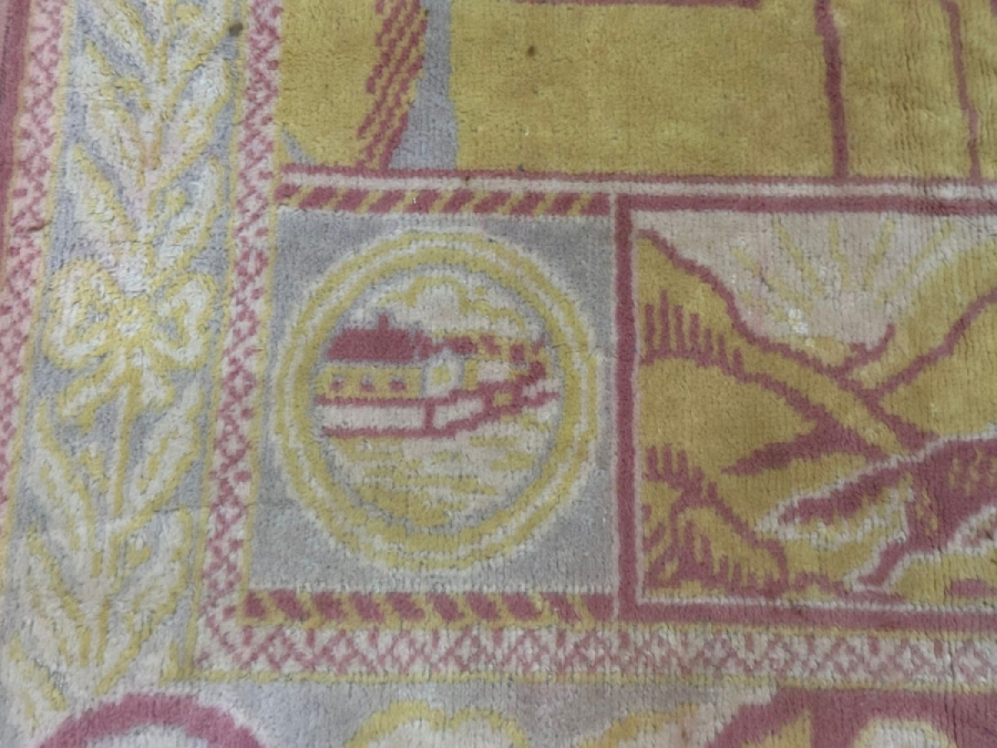 OSMANLICA HATIRA-İ CUMHURİYET YAZILI ÇOK NADİR ATATÜRK DUVAR HALISI