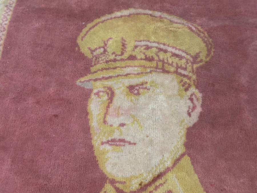 OSMANLICA HATIRA-İ CUMHURİYET YAZILI ÇOK NADİR ATATÜRK DUVAR HALISI