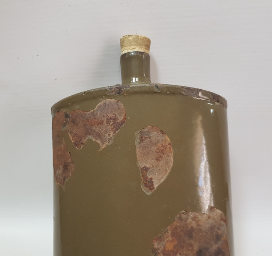 2. DÜNYA SAVAŞI DÖNEMİ 1941 TARİHLİ EMAYE ASKER MATARASI