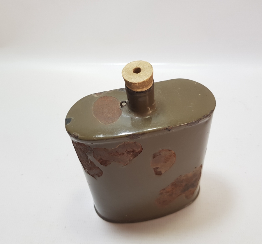 2. DÜNYA SAVAŞI DÖNEMİ 1941 TARİHLİ EMAYE ASKER MATARASI