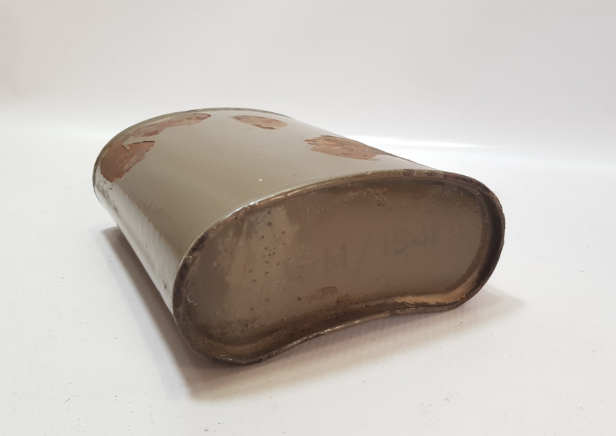 2. DÜNYA SAVAŞI DÖNEMİ 1941 TARİHLİ EMAYE ASKER MATARASI