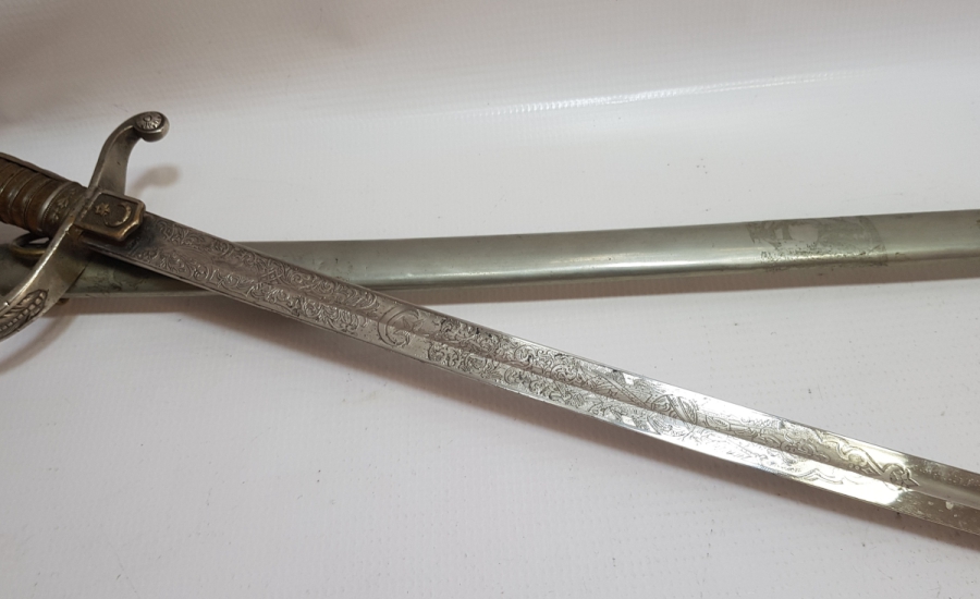 OSMANLI DÖNEMİ ACHGUELO FRERES YAPIMI ÇOK NADİR PAŞA KILICI