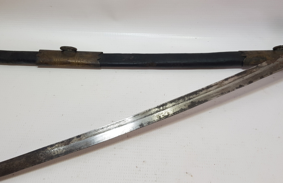 OSMANLI DÖNEMİ ASLAN BAŞLI DENİZCİ SUBAY KILICI