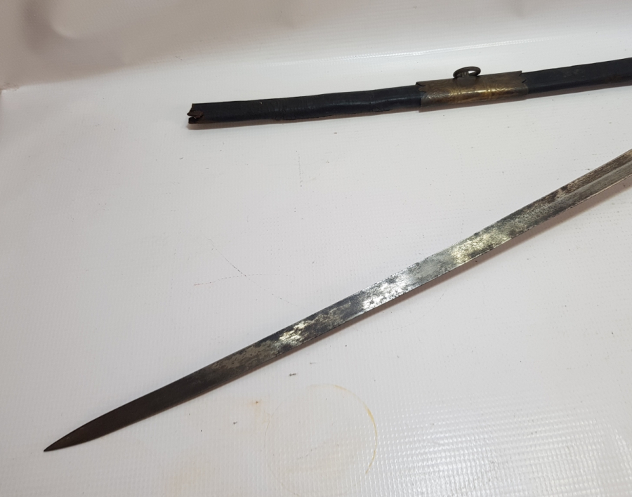 OSMANLI DÖNEMİ ASLAN BAŞLI DENİZCİ SUBAY KILICI