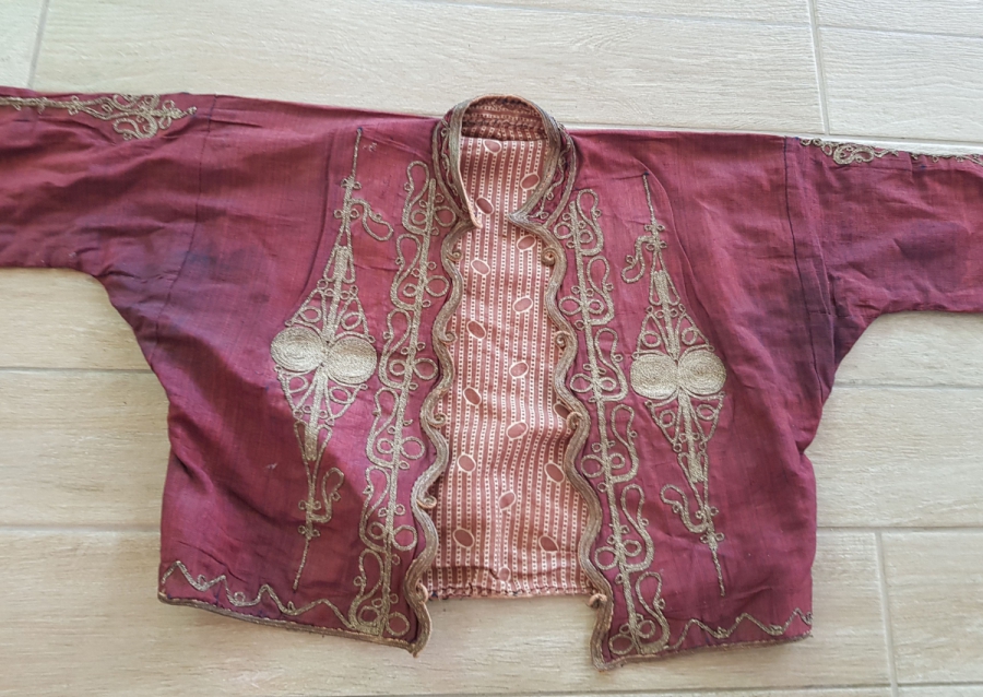 OSMANLI DÖNEMİ GÜMÜŞ SIRMA İŞLEMELİ GELİN CEPKENİ