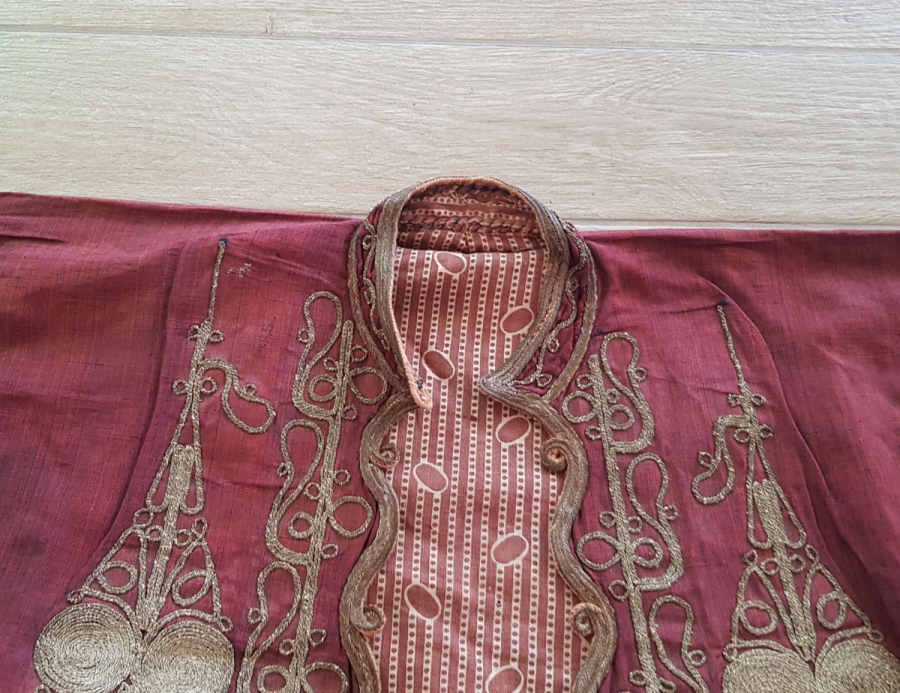 OSMANLI DÖNEMİ GÜMÜŞ SIRMA İŞLEMELİ GELİN CEPKENİ