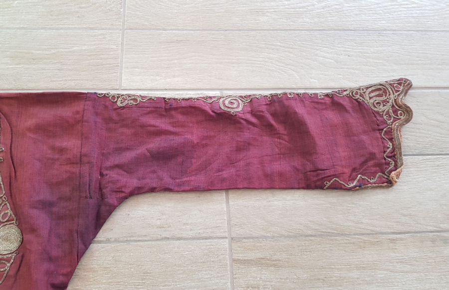 OSMANLI DÖNEMİ GÜMÜŞ SIRMA İŞLEMELİ GELİN CEPKENİ