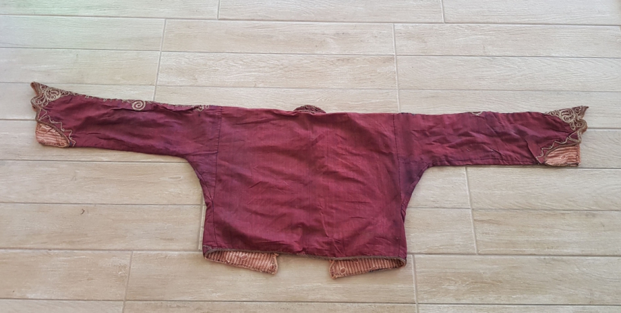 OSMANLI DÖNEMİ GÜMÜŞ SIRMA İŞLEMELİ GELİN CEPKENİ