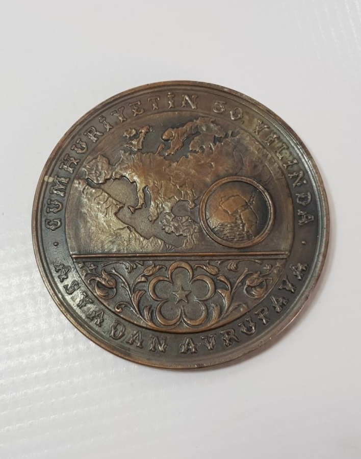 1973 BOĞAZİÇİ KÖPRÜSÜ AÇILIŞ HATIRASI MADALYASI