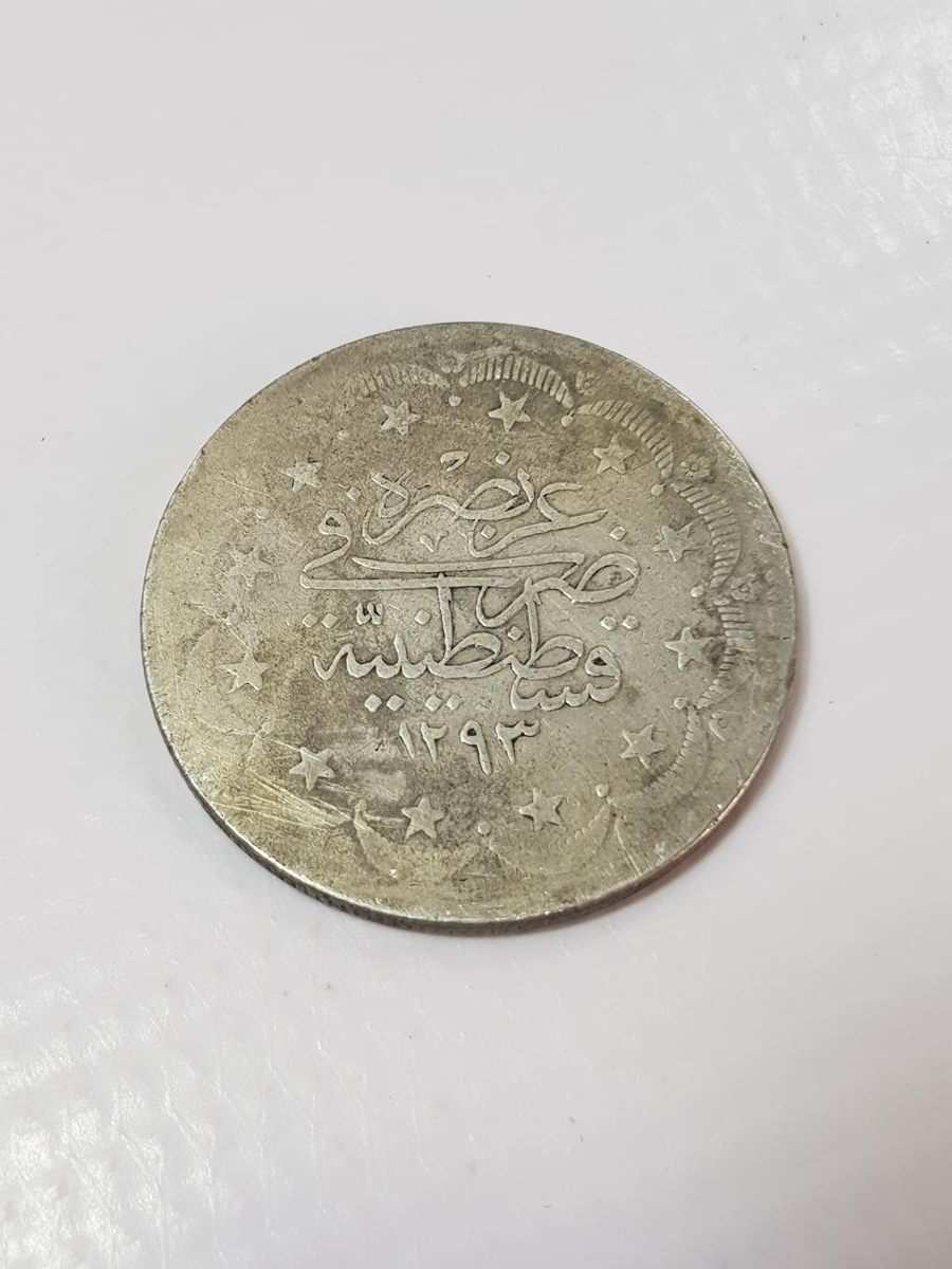 5. MURAT DÖNEMİ NADİR GÜMÜŞ 20 KURUŞ MECİDİYE PARA