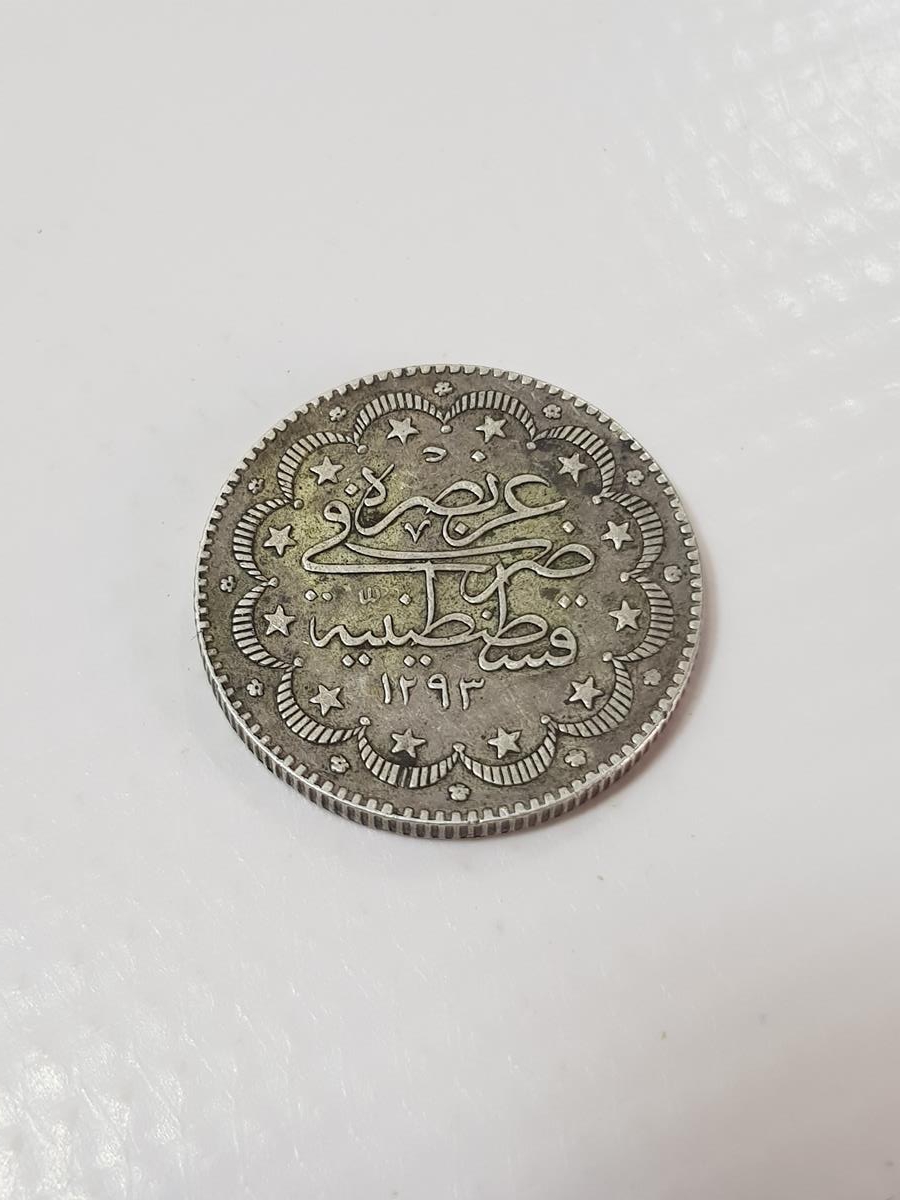 SULTAN ABDÜLHAMİD HAN DÖNEMİ ÇİL KONDİSYONDA GÜMÜŞ 10 KURUŞ MECİDİYE