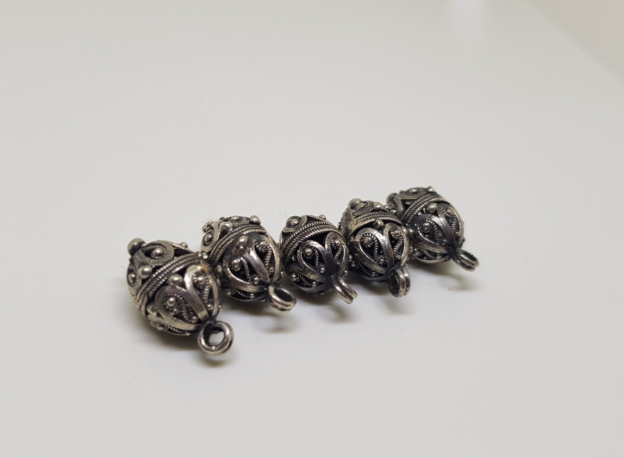 OSMANLI DÖNEMİ TELKARİ İŞÇİLİKLİ ÇOK NADİR KÖSTEK TOPLARI / KOZALARI