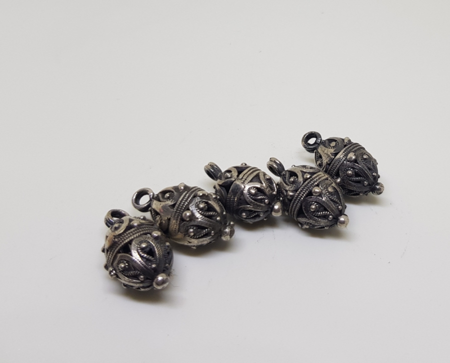 OSMANLI DÖNEMİ TELKARİ İŞÇİLİKLİ ÇOK NADİR KÖSTEK TOPLARI / KOZALARI