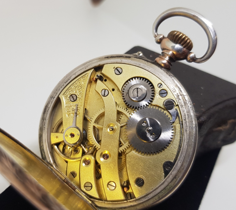 GÜMÜŞ KASA ANTİKA CEP SAATİ