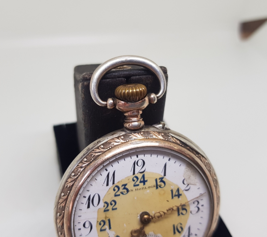 GÜMÜŞ KASA ANTİKA CEP SAATİ