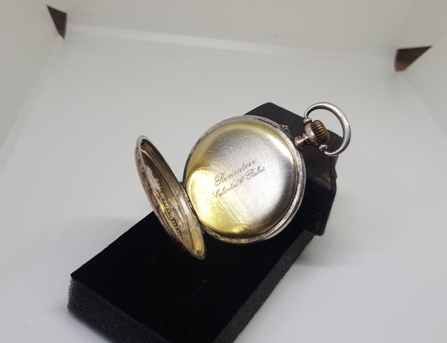 GÜMÜŞ KASA ANTİKA CEP SAATİ