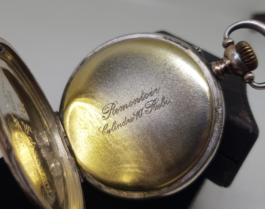 GÜMÜŞ KASA ANTİKA CEP SAATİ