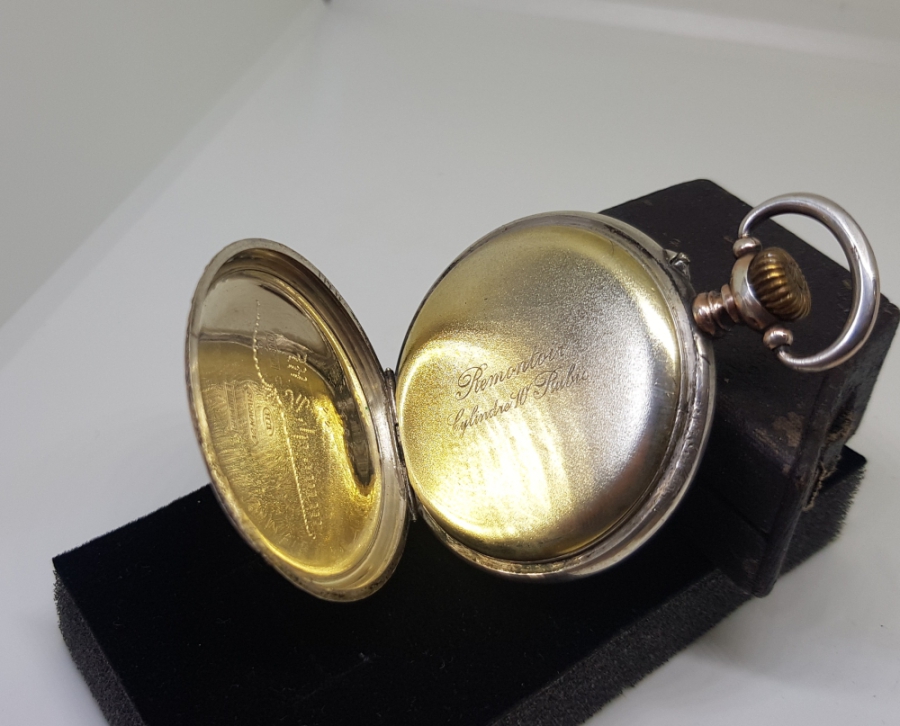 GÜMÜŞ KASA ANTİKA CEP SAATİ