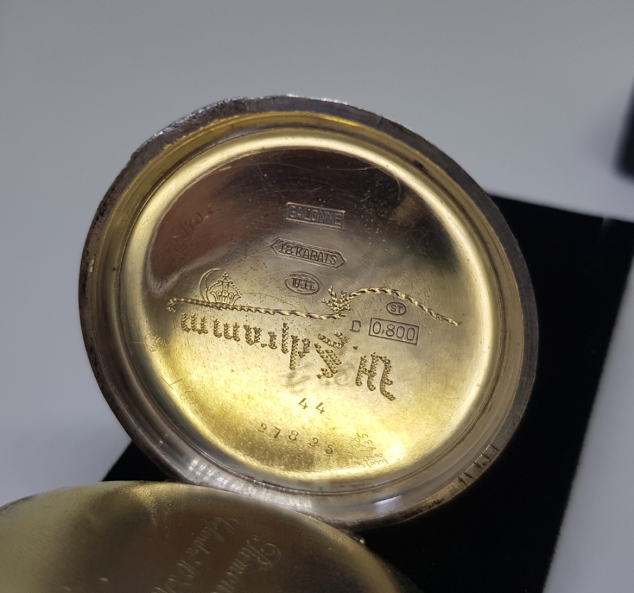 GÜMÜŞ KASA ANTİKA CEP SAATİ