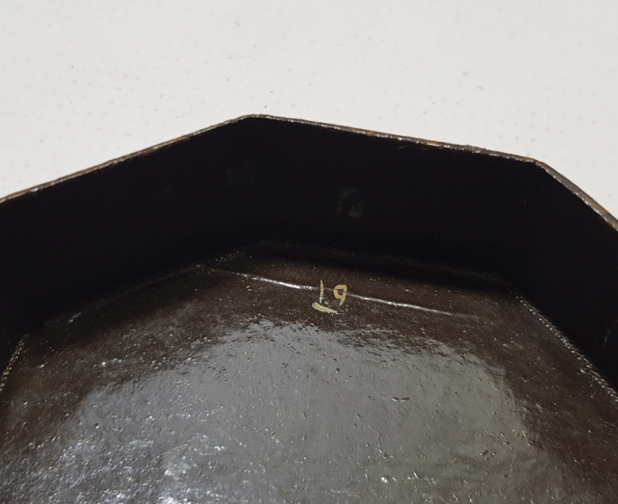 OSMANLI DÖNEMİ ALTIN VARAKLI EL BOYAMA BÜYÜK BOY NADİR KAPAKLI PAPİER MACHE NAMAZ TESPİHİ KUTUSU