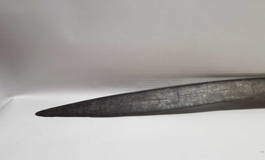 OSMANLI DÖNEMİ ÇOK NADİR OK FİGÜRLÜ KEMANKEŞ KILICI - KEMANKEŞ YATAĞANI