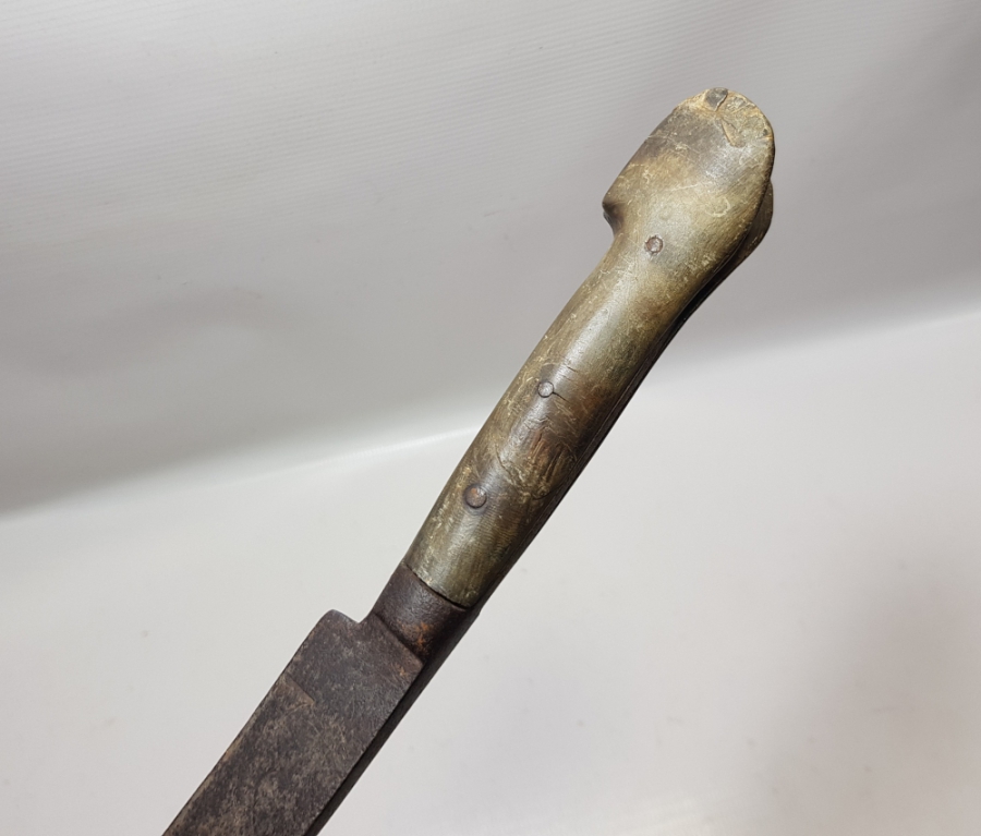 OSMANLI DÖNEMİ ÇOK NADİR OK FİGÜRLÜ KEMANKEŞ KILICI - KEMANKEŞ YATAĞANI