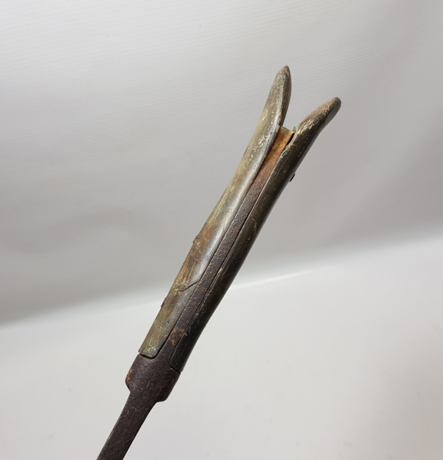 OSMANLI DÖNEMİ ÇOK NADİR OK FİGÜRLÜ KEMANKEŞ KILICI - KEMANKEŞ YATAĞANI