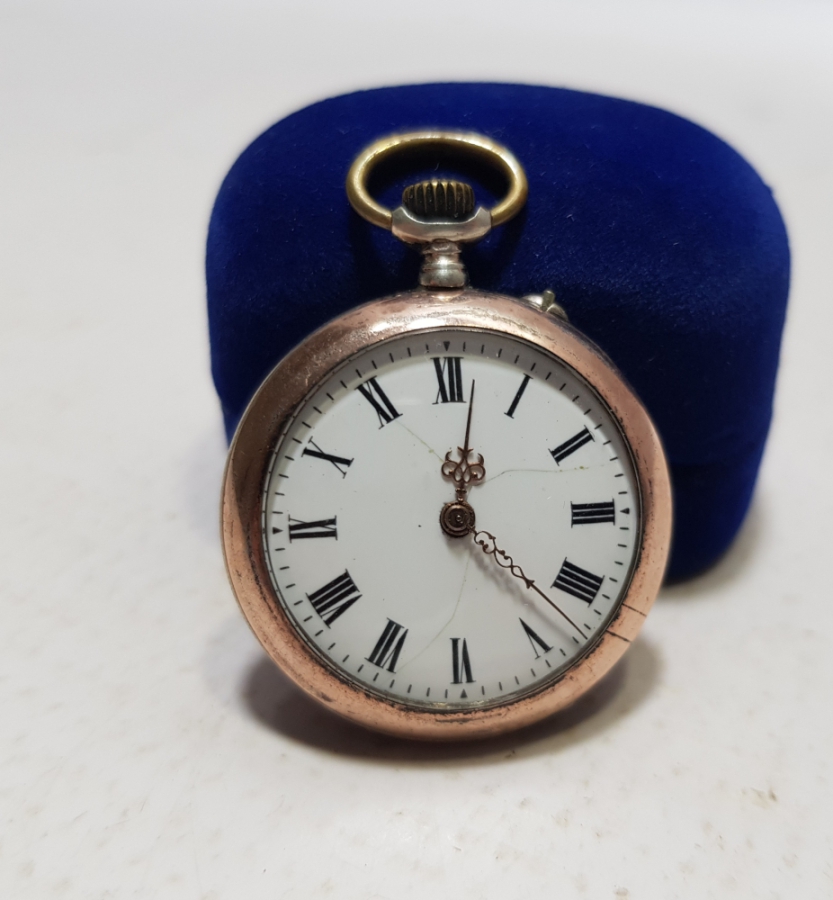 OSMANLI DÖNEMİ GÜMÜŞ KASA DOLAPLI CEP SAATİ