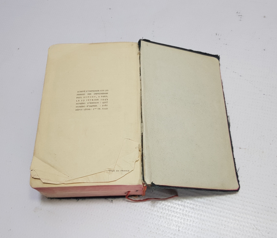 1948 YILI FRANSIZCA KİTAP