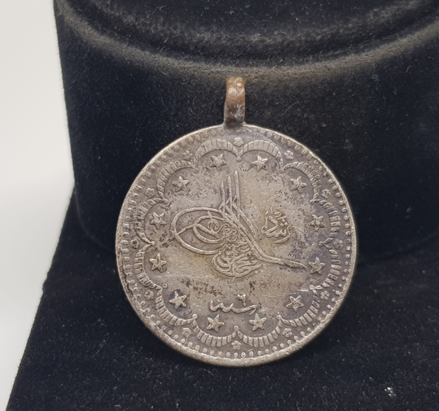 SULTAN MEHMET REŞAT HAN DÖNEMİ GÜMÜŞ 5 KURUŞ MECİDİYE