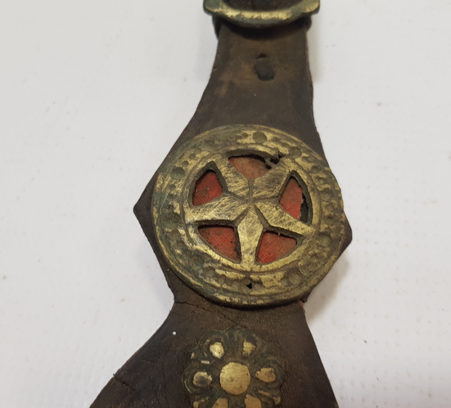 1. DÜNYA SAVAŞI DÖNEMİ OSMANLI SÜVARİ SUBAY AT SÜSÜ - BAŞ BAĞI